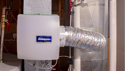 Humidifier Installation Image
